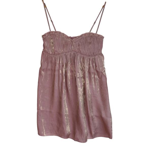Rumored Dollhouse Mini Dress Dusty Pink Spaghetti Strap Party Wedding Guest Sz M - Picture 1 of 12